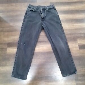 Vintage Carhartt Jeans Mens 34x32 B17 Straight Leg Made USA Union Denim 90s